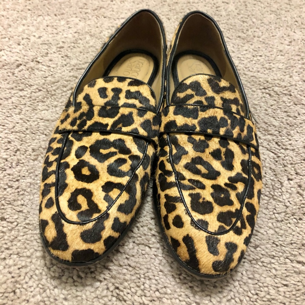 Franco Sarto Leopard Loafers